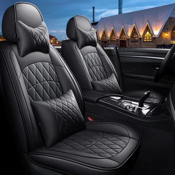 Чехол для автомобильного сиденья из искусственной кожи FORD Mustang GT Ranger Galaxy Kuga Explorer Edge Ecosport F-150 Focus Автомобильные Аксессуары