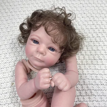 19-дюймовый уже окрашенный Reborn Baby Felicia с ручными волосами в разобранном виде, комплект для детской куклы 