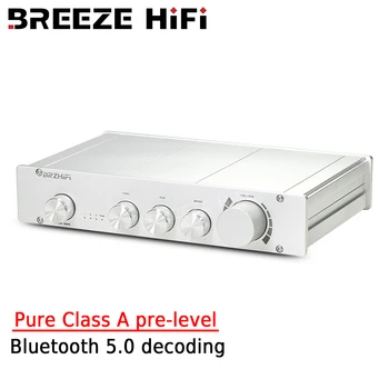 Бриз HIFI Чистый класс A 2,0/2,1 Канальный тон, настройка басов для старшеклассников, Bluetooth 5,0 Декодер, домашний предварительный усилитель