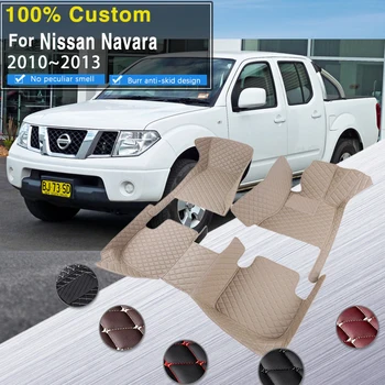Автомобильные Коврики для Nissan Navara D40 2010 2011 2012 2013 2014 2015 Детали интерьера, коврики, накладки для ног, Автомобильные аксессуары, Прямая поставка