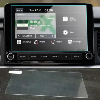 Защитная пленка из закаленного стекла для Kia Stonic 2021 2022 8-дюймовая автомобильная пленка для GPS-навигации ЖК-экран протектор экрана