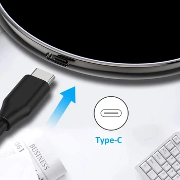 Беспроводное зарядное устройство UIENIE USB C, коврик для быстрой зарядки, быстрая зарядка QC 3.0 для Huawei