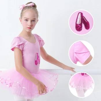Балетное платье, танцевальные костюмы для девочек, Юбка-пачка, детские платья принцессы, платье Балерины, танцевальная одежда для девочек