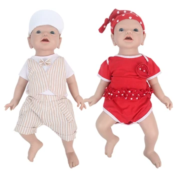 IVITA WG1533 53 см 3,97 кг 100% Полностью Силиконовая Кукла-Реборн Реалистичные Детские Игрушки Новорожденные Куклы-Близнецы для Детей Рождественский Подарок