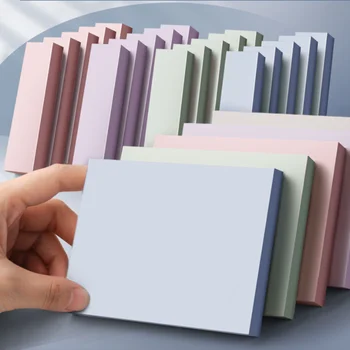 100 Листов Morandi Sticky notes Pads Размещает Канцелярские Бумажные Наклейки Posted It Memo Notepad Записная Книжка Школьные Офисные Аксессуары